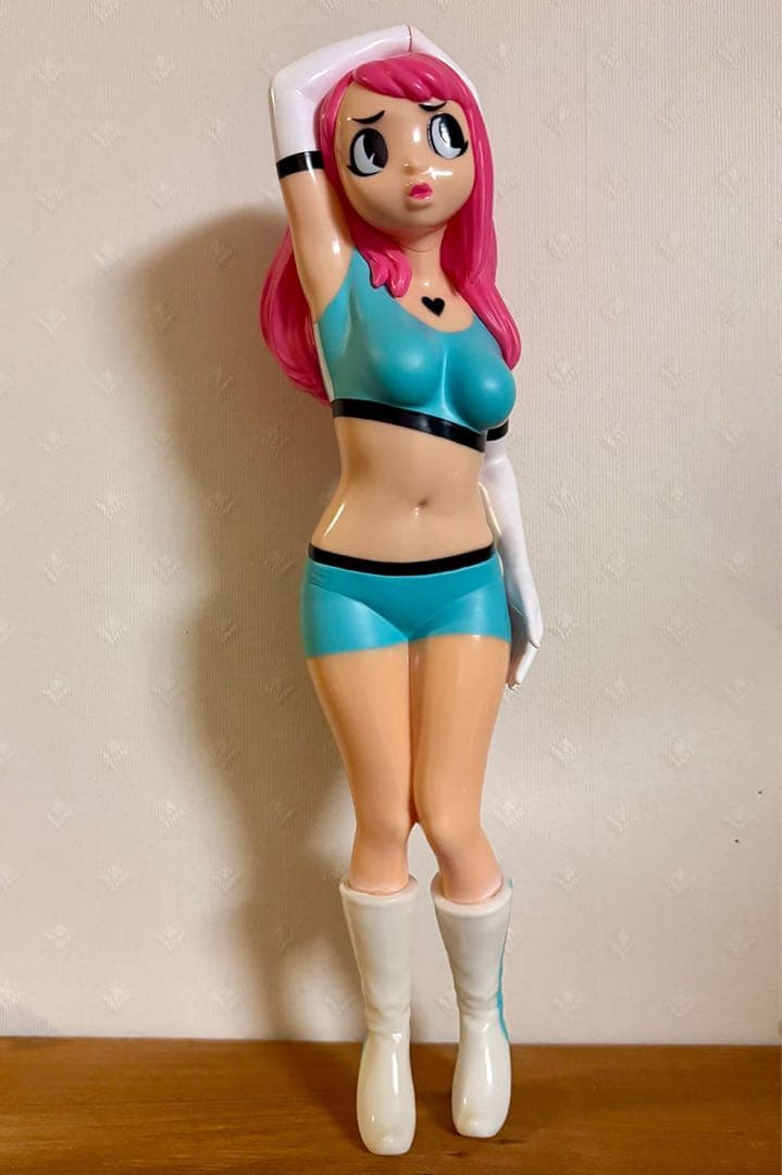 ステッカー付 KENTOO Racing Girls ソフビ フィギュア