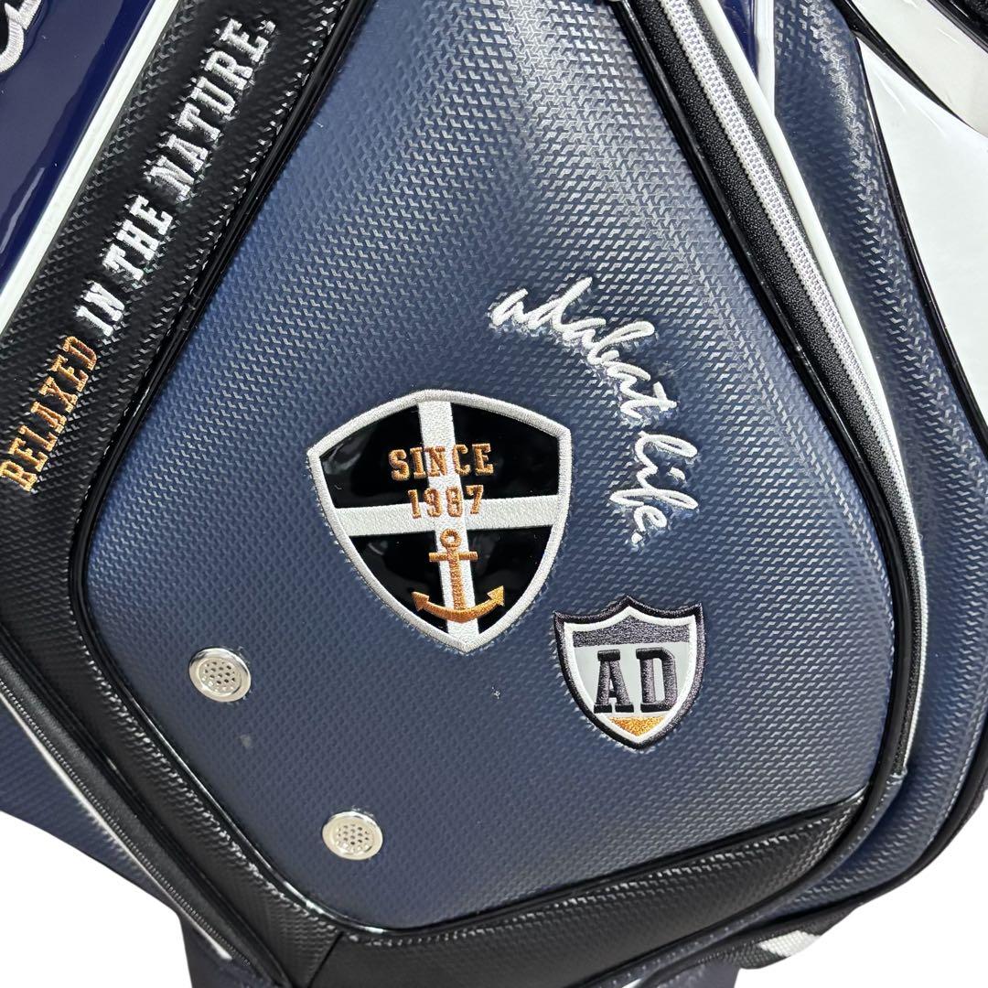 アダバット adabat キャディバッグ 高級感 エンブレム 9.5型