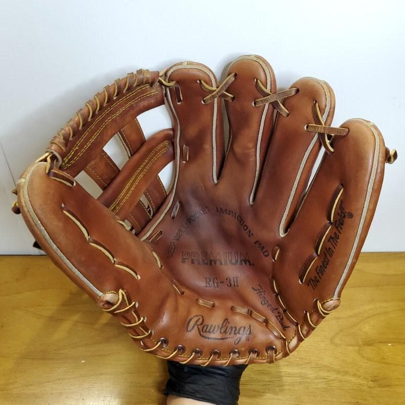 ローリングス プレミアム アシックス時代 当時上位グレード 外野用 軟式グローブ