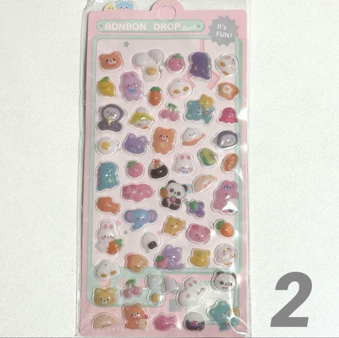 最安⭐️シール帳 A7透明 クリアバインダー シールリフィル 台紙シート20ピンク