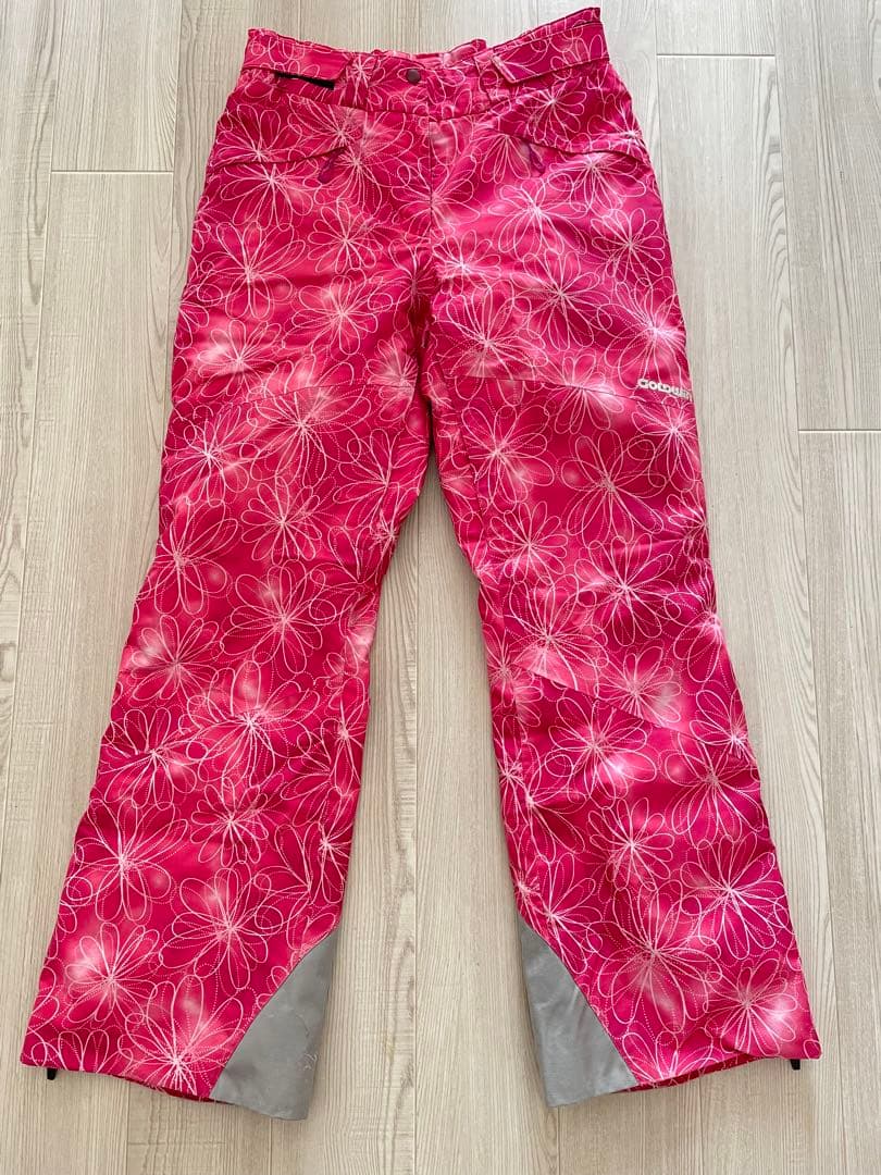 ゴールドウイン SASHIKO FLOWER スキーウェア上下セット　サイズXL