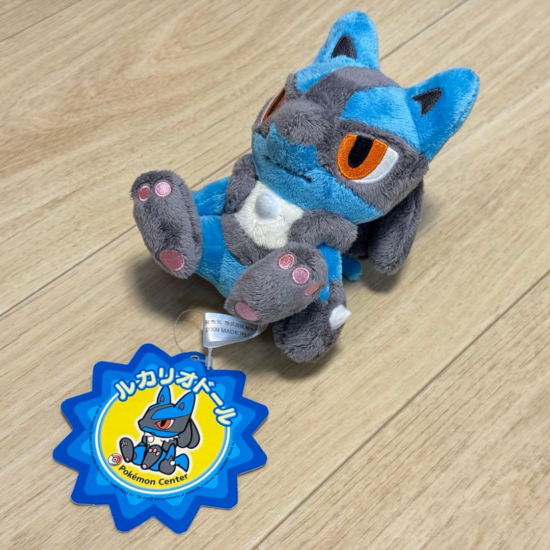 ポケモンセンターオリジナル ルカリオドール 紙タグ付き美品 ポケットモンスター