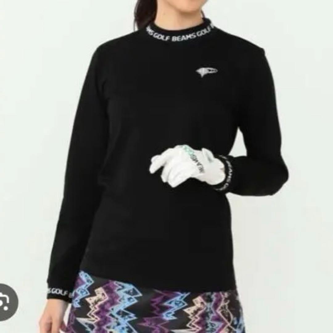 美品　BEAMS GOLF ORANGE LABEL モックタートルネック S