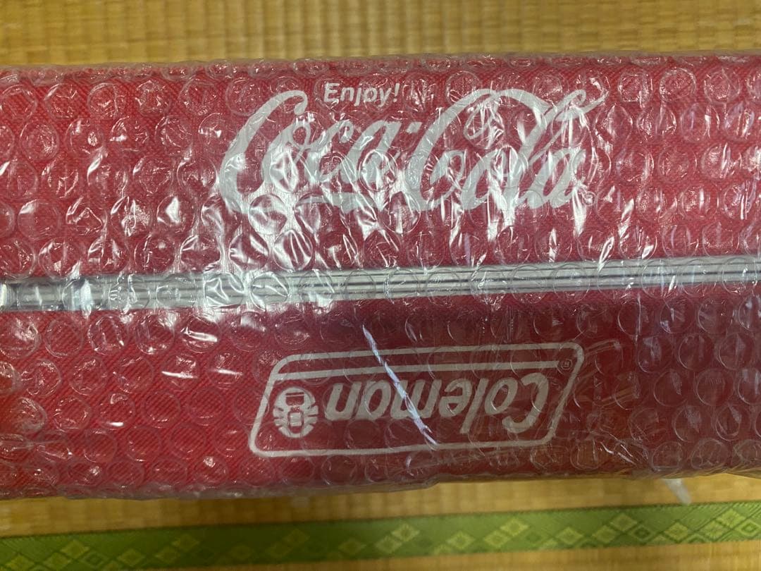 コカコーラ　コールマン　テーブル＆チェアセット　キャンプ用品　アウトドア　未使用