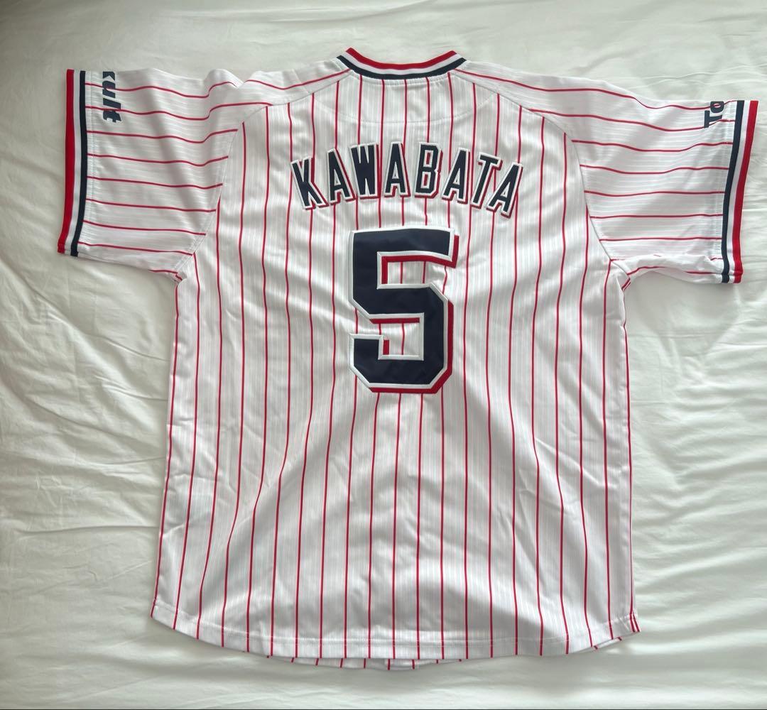 川端慎吾　東京ヤクルトスワローズ　ホーム　レプリカユニフォーム Mサイズ
