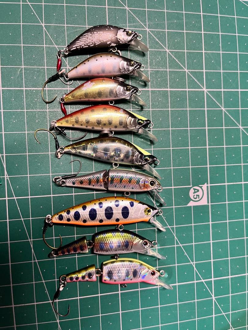 渓流シンキングミノー 12個セット