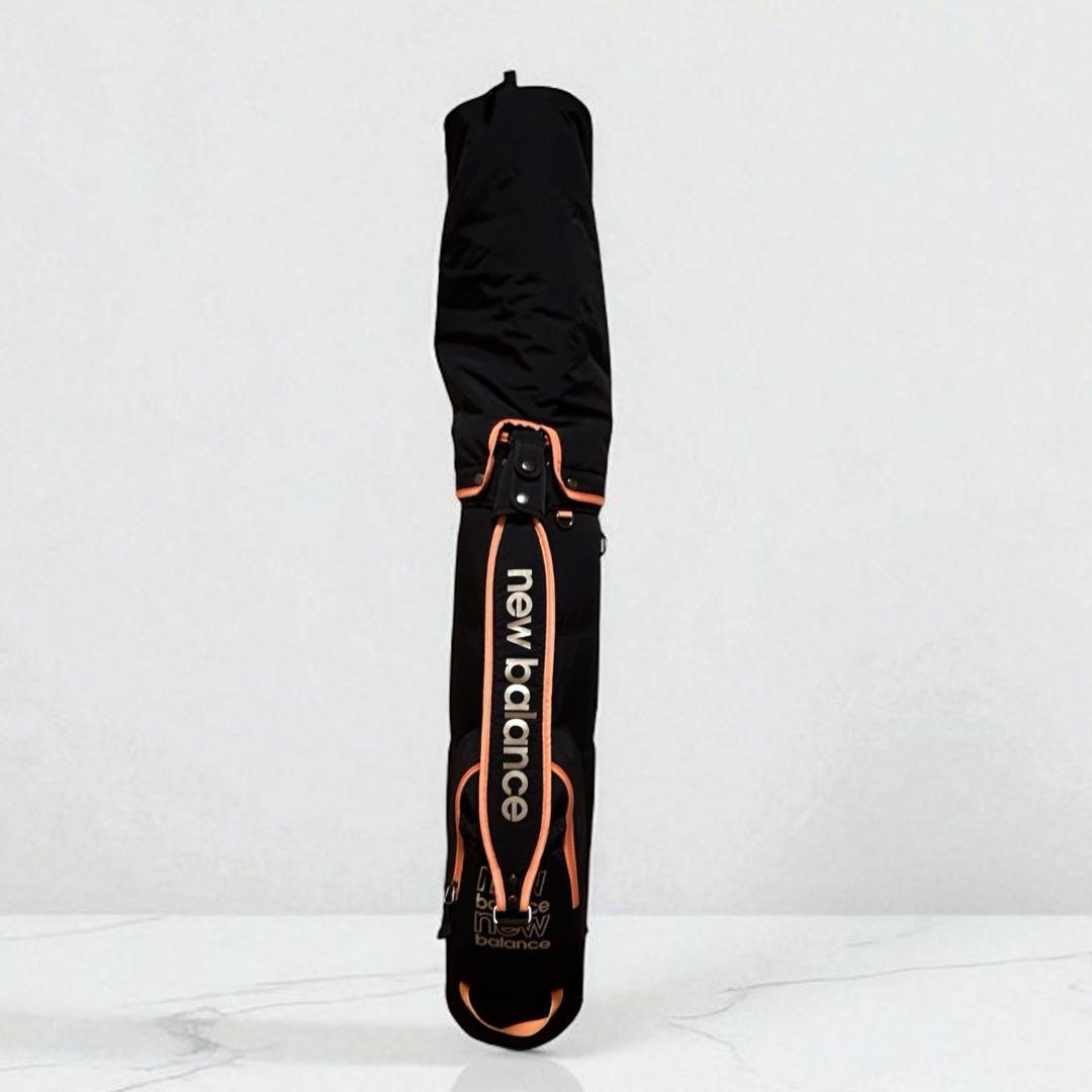 new balance ゴルフバッグ 黒とオレンジ