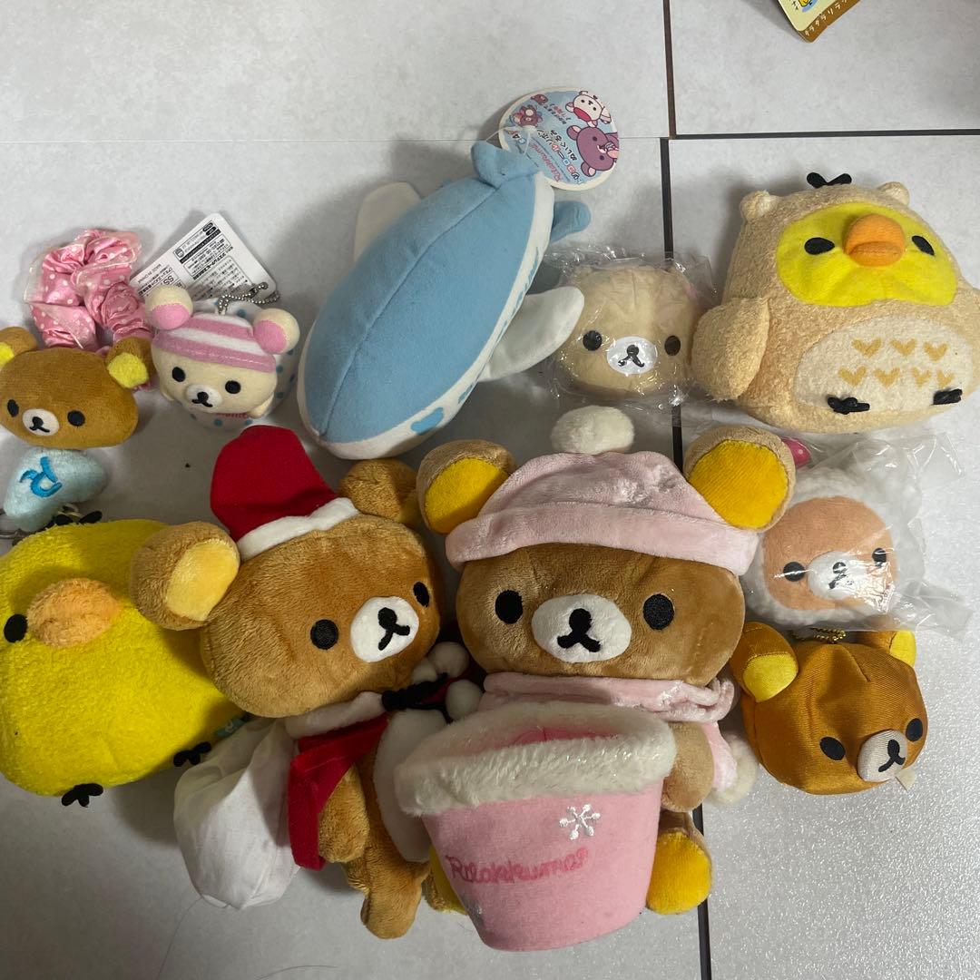 リラックマ　コリラックマ　キイロイトリ　ぬいぐるみ　まとめ売り