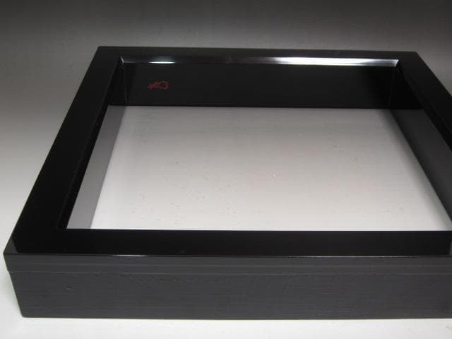 ★　中村宗哲　真塗炉縁　裏千家　十四代　淡々斎の花押がございます★x563