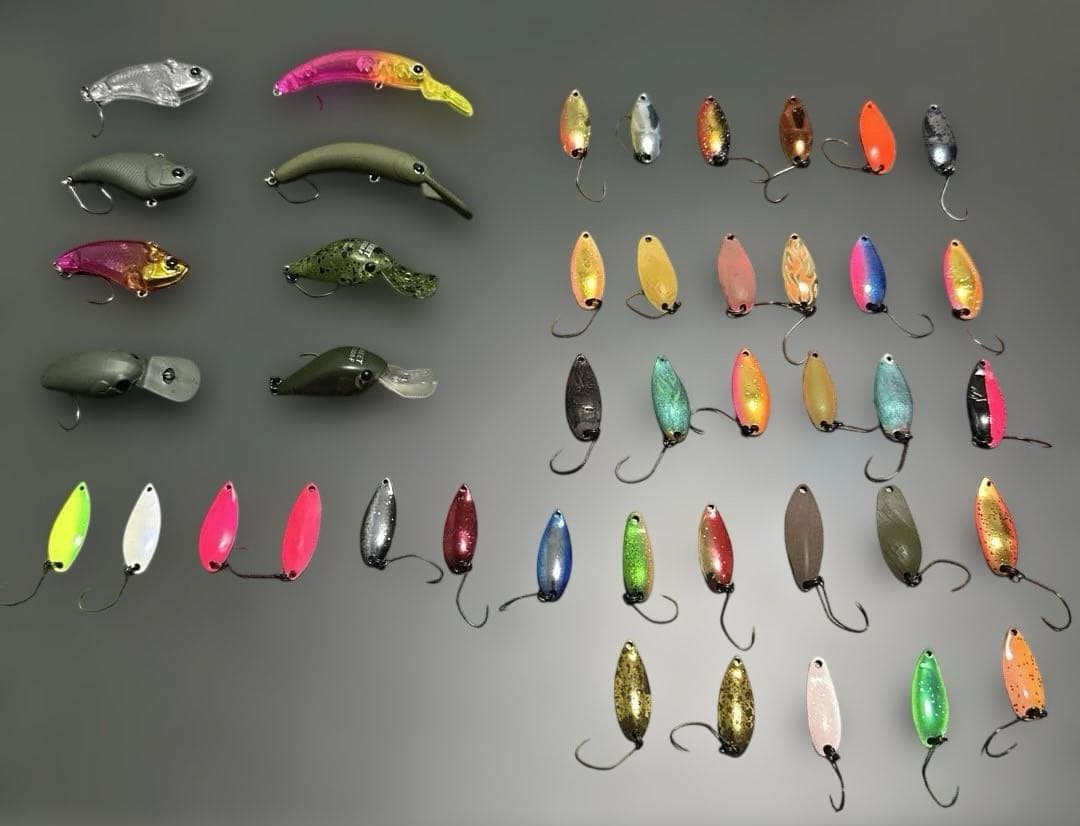 う*ん様 エリアトラウト スプーン クランク バイブレーション ニョロ系 破格セ