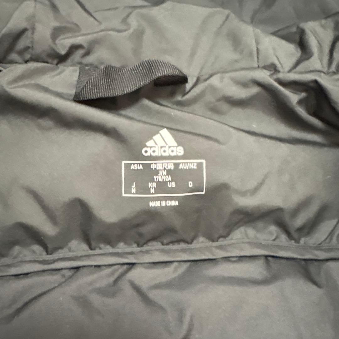 adidas ブラック ベンチコート Mサイズ