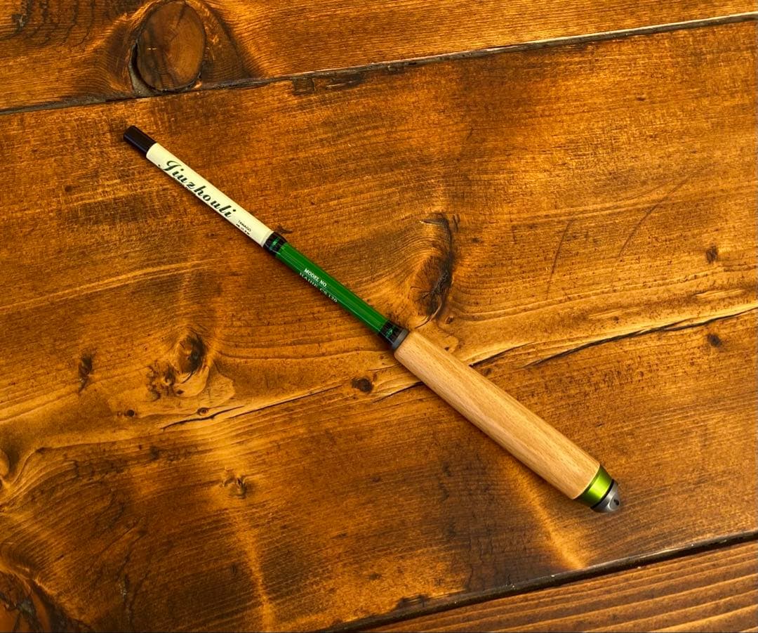 小物釣りセット　タナゴ竿　120cm 餌入れ　ウッドグリップ　振り出し　小物釣り