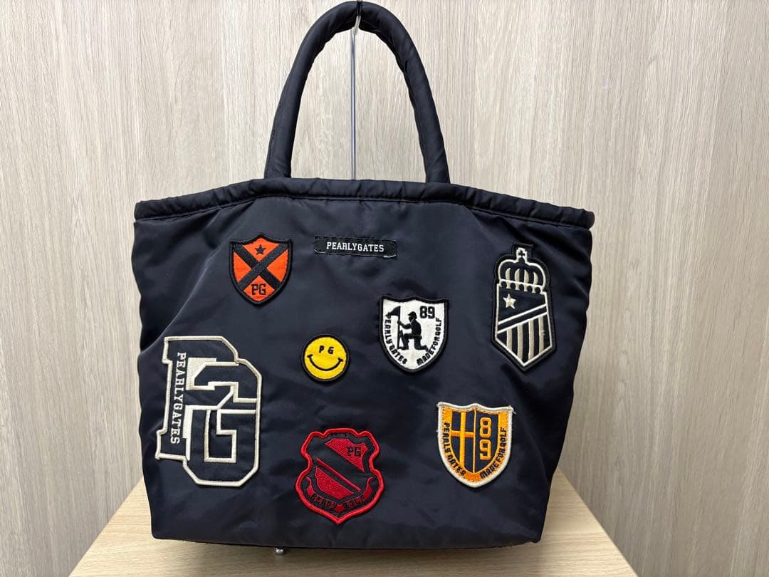 PEARLY GATESパーリーゲイツ ロッカーバッグ　カートバッグ ワッペン
