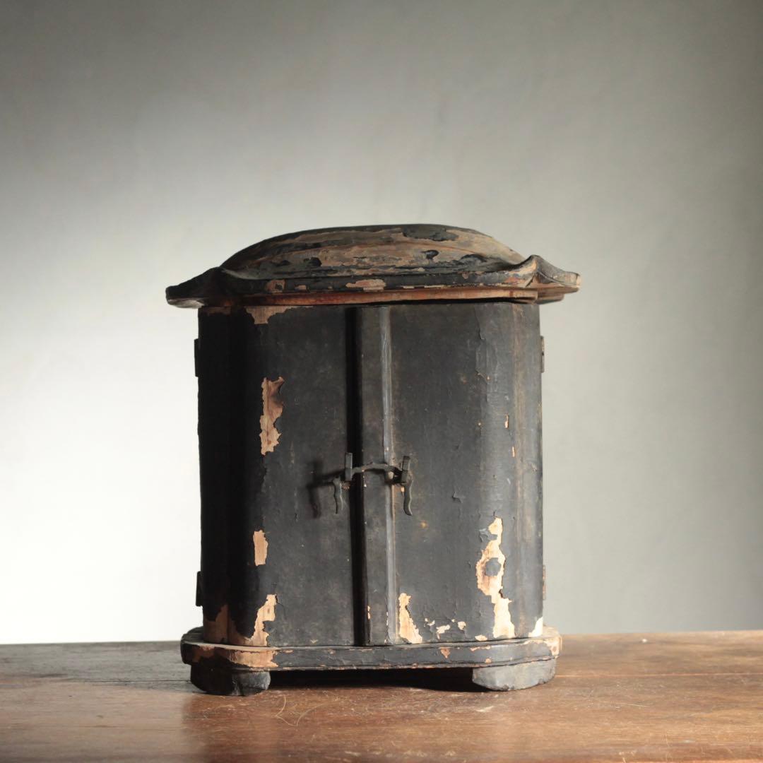 古い 厨子 天正16年 1588年 穴山梅雪祀 古美術 古道具 アンティーク