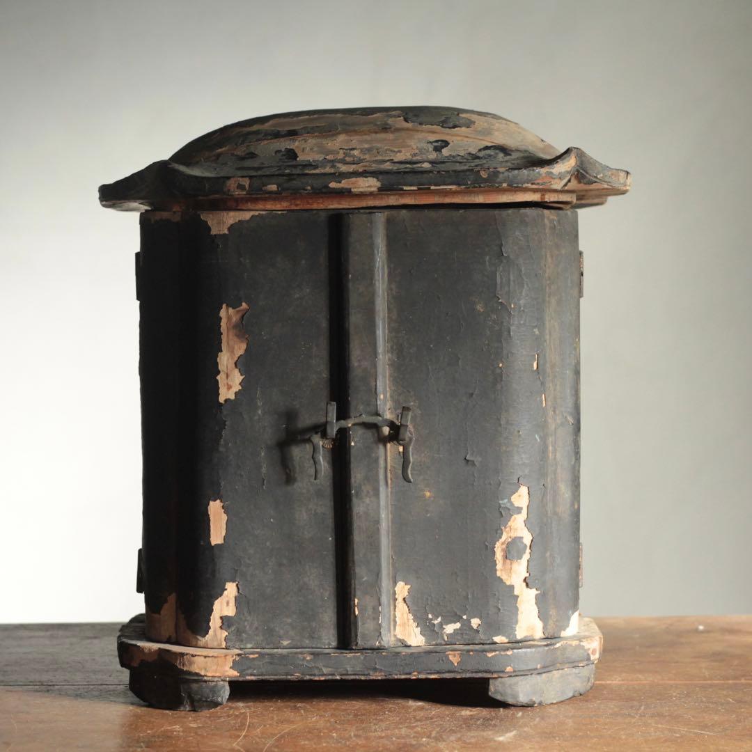 古い 厨子 天正16年 1588年 穴山梅雪祀 古美術 古道具 アンティーク