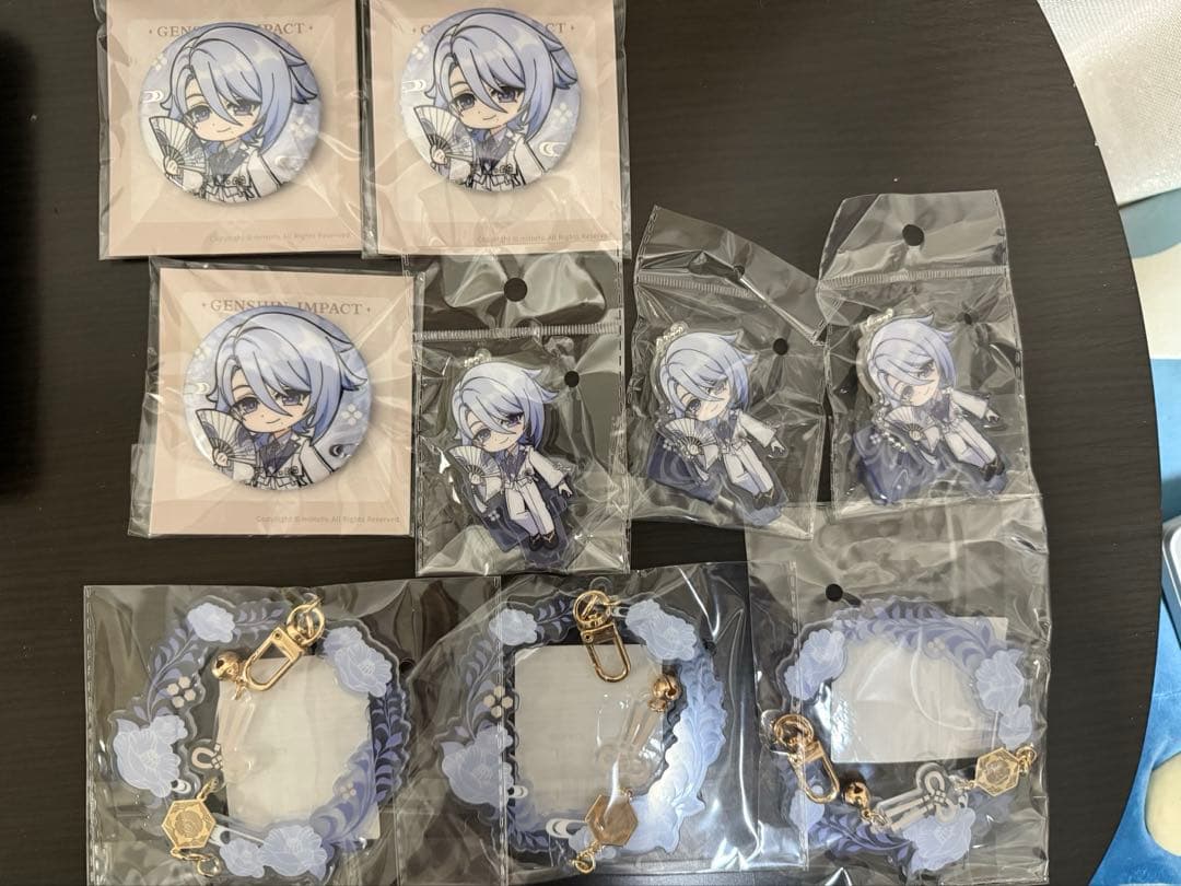 原神 神里綾人 公式特典 イメージキャラクターグッズ 9点セット