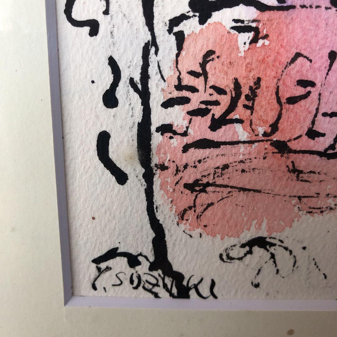 人気画家 鈴木 康雄 パリの風景 3号 水彩