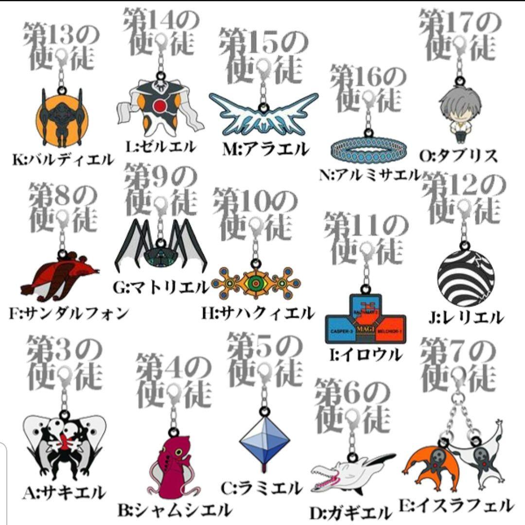 【激レア】エヴァンゲリオン　ファスナーアクセサリー　キーホルダー　コンプ　セット