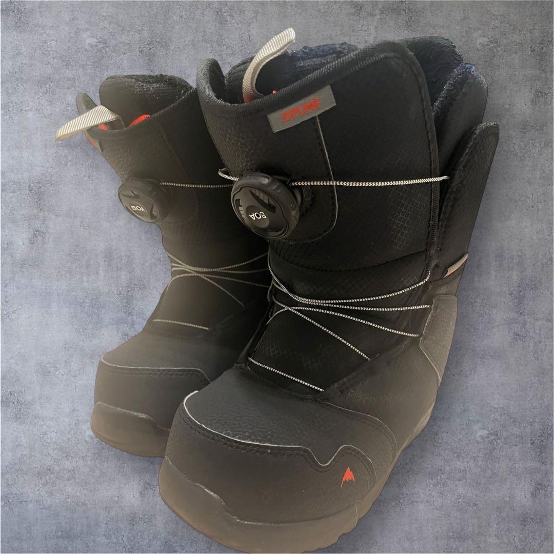 子ども用スノーボードブーツ BOAシステム ブラック２４㌢