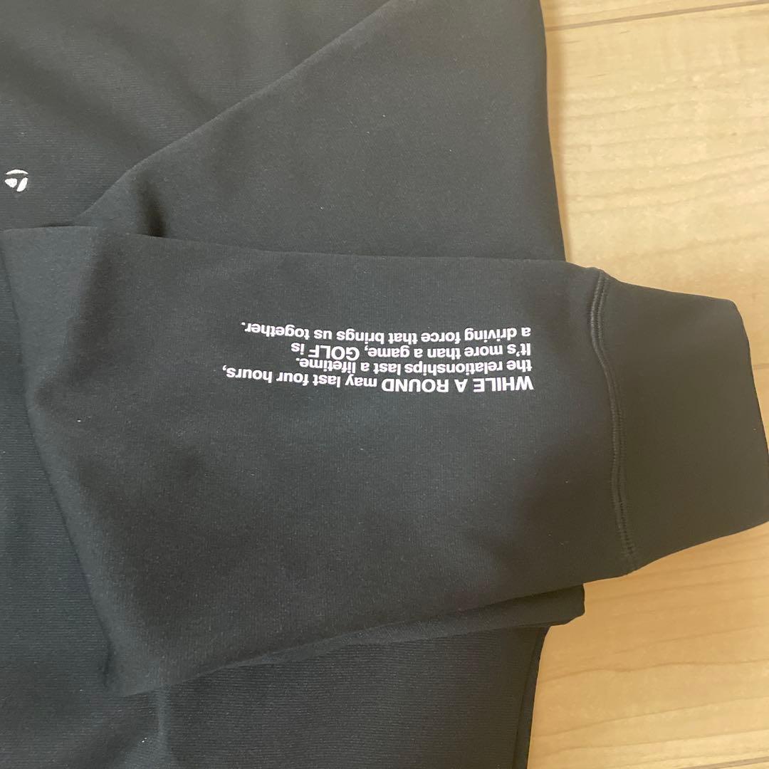 ユナイテッドアローズ テーラーメイド黒 フード付きパーカー 小ロゴ