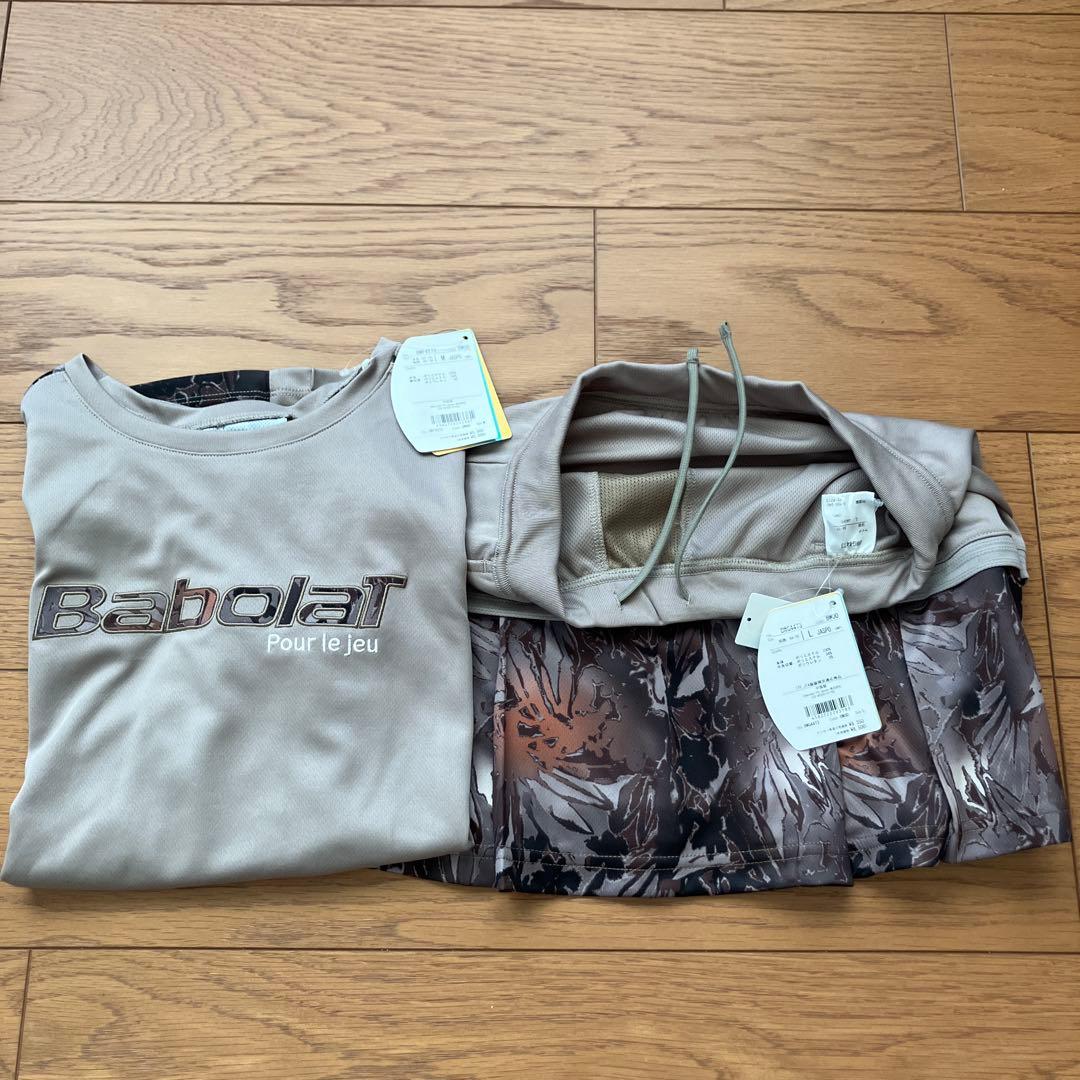 バボラ レディーステニスウエア　ゲームシャツスコートセットアップ