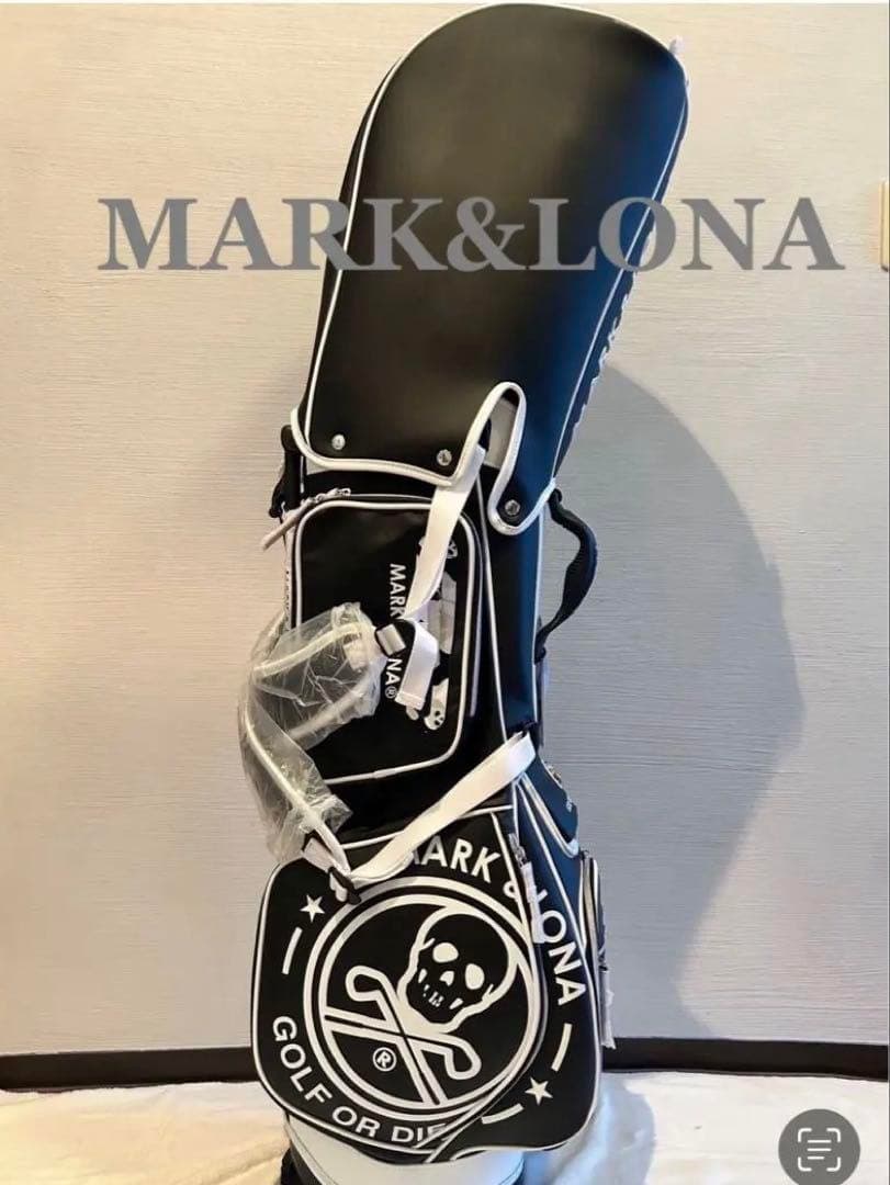 マークアンドロナ　マッシブキャディバッグ　ブラック　黒色