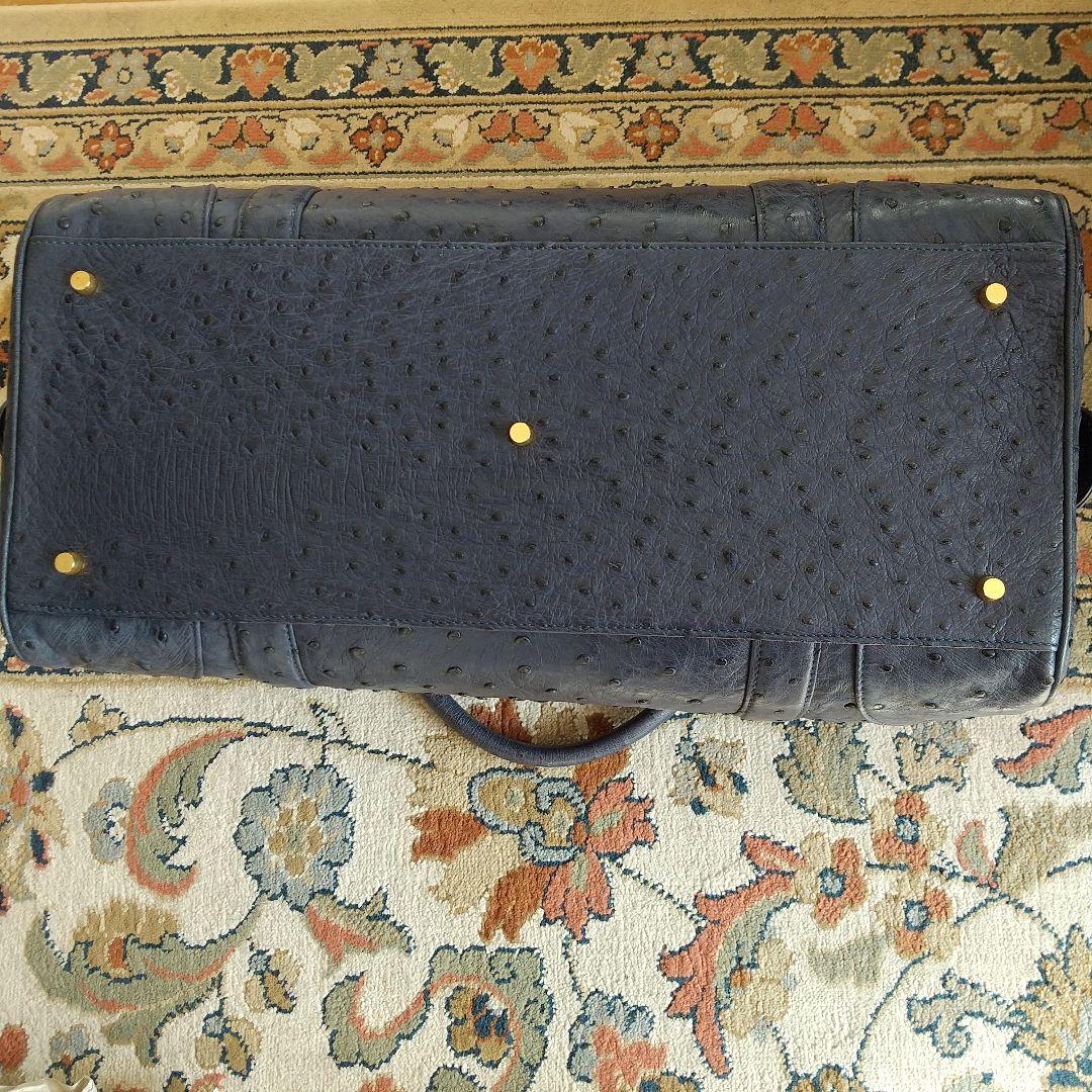 再値下げ オーストリッチボストンバッグ