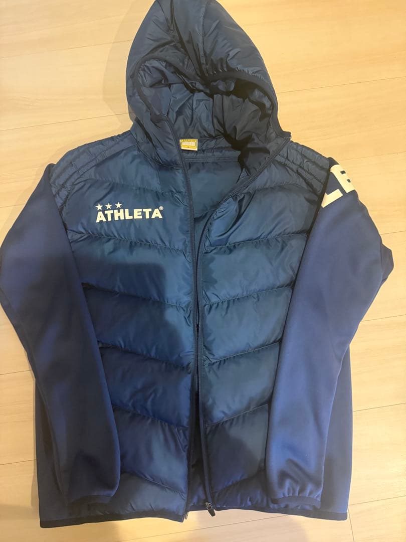 ATHLETA ピステ・ウィンドブレーカー セット ネイビー