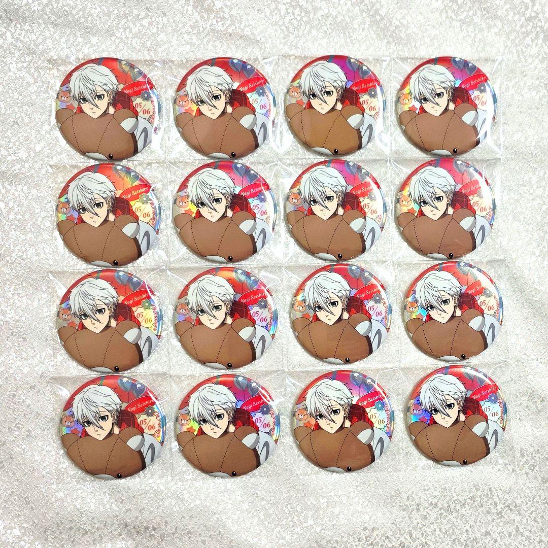 凪誠士郎 缶バッジ バレンタイン キャラバッジ ホログラム ブルーロック