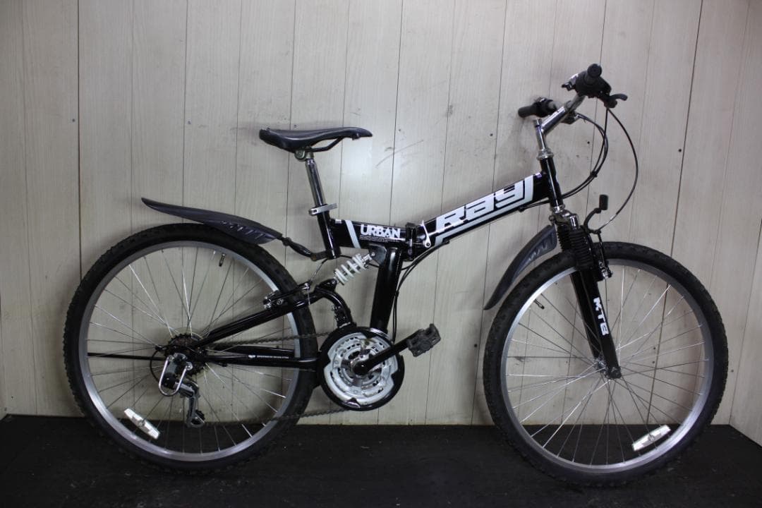 URBAN RAY 26インチ 3X6S 410mm Wサス付き 折り畳みMTB