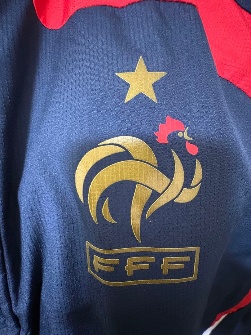 adidas フランス代表 ベンチコート ネイビー/レッド