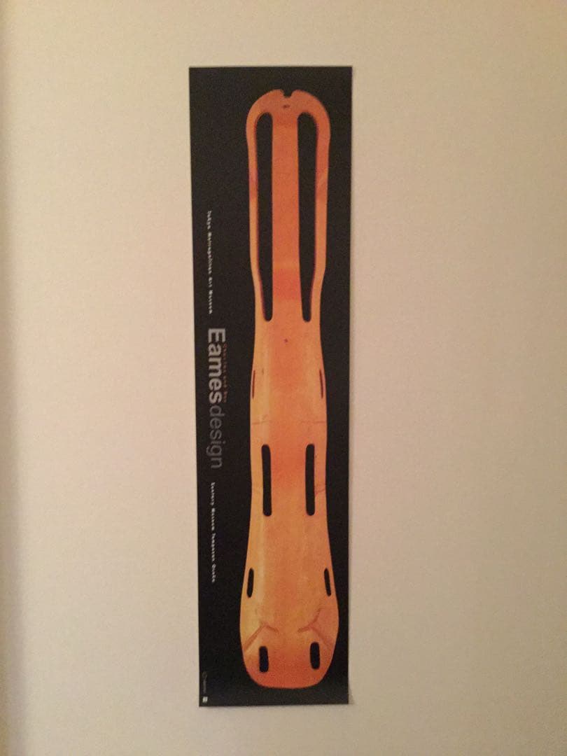 Eames design 展レッグスプリントポスター