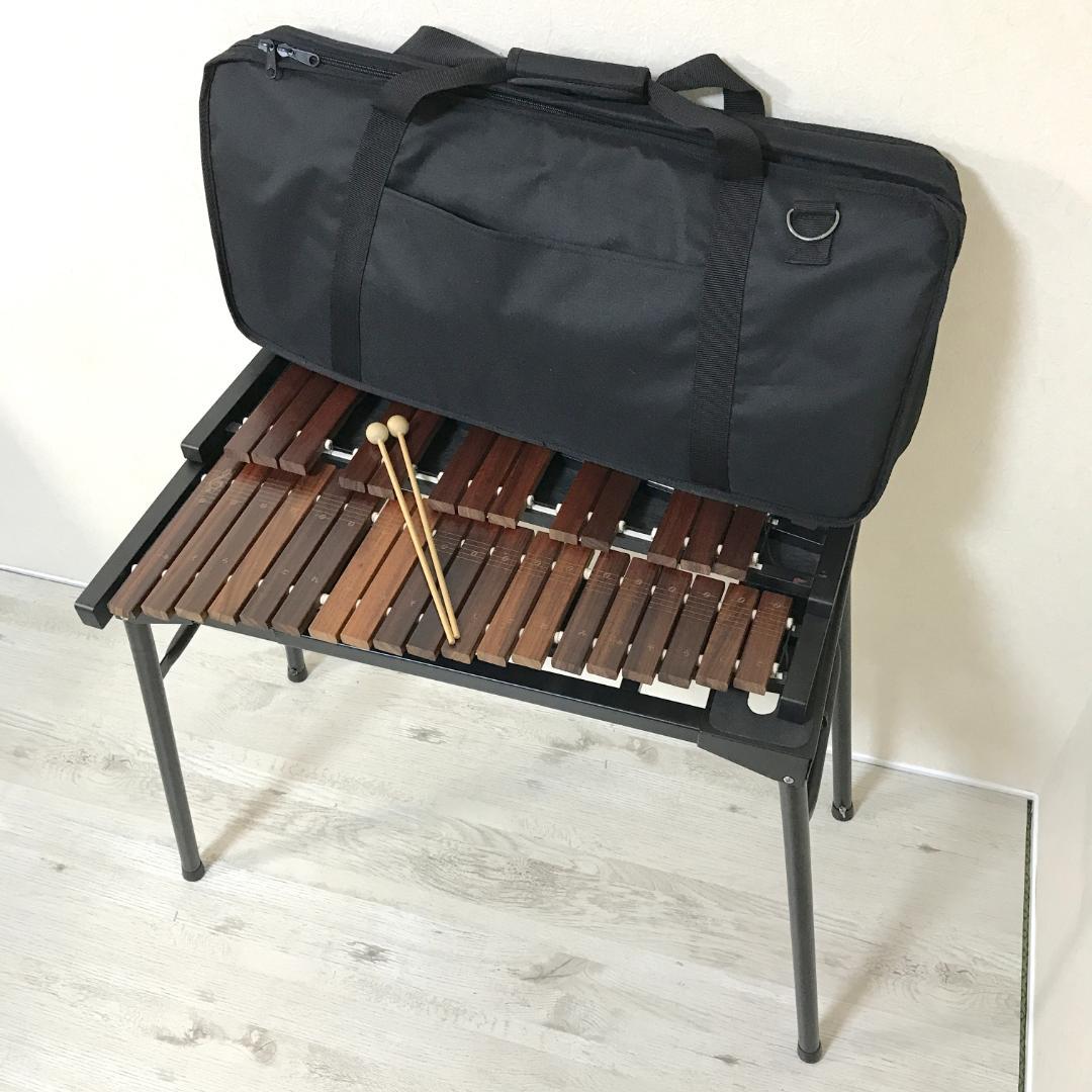 【良品】Zen-on シロホン ZX-32P 木琴 マレット スタンド ケース付