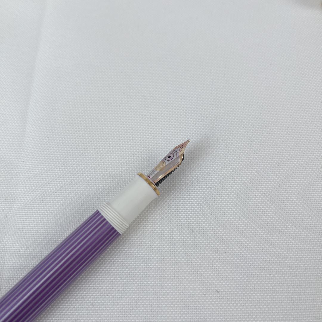 美品☘️ ペリカン スーベレーンM600バイオレット/ホワイト 万年筆