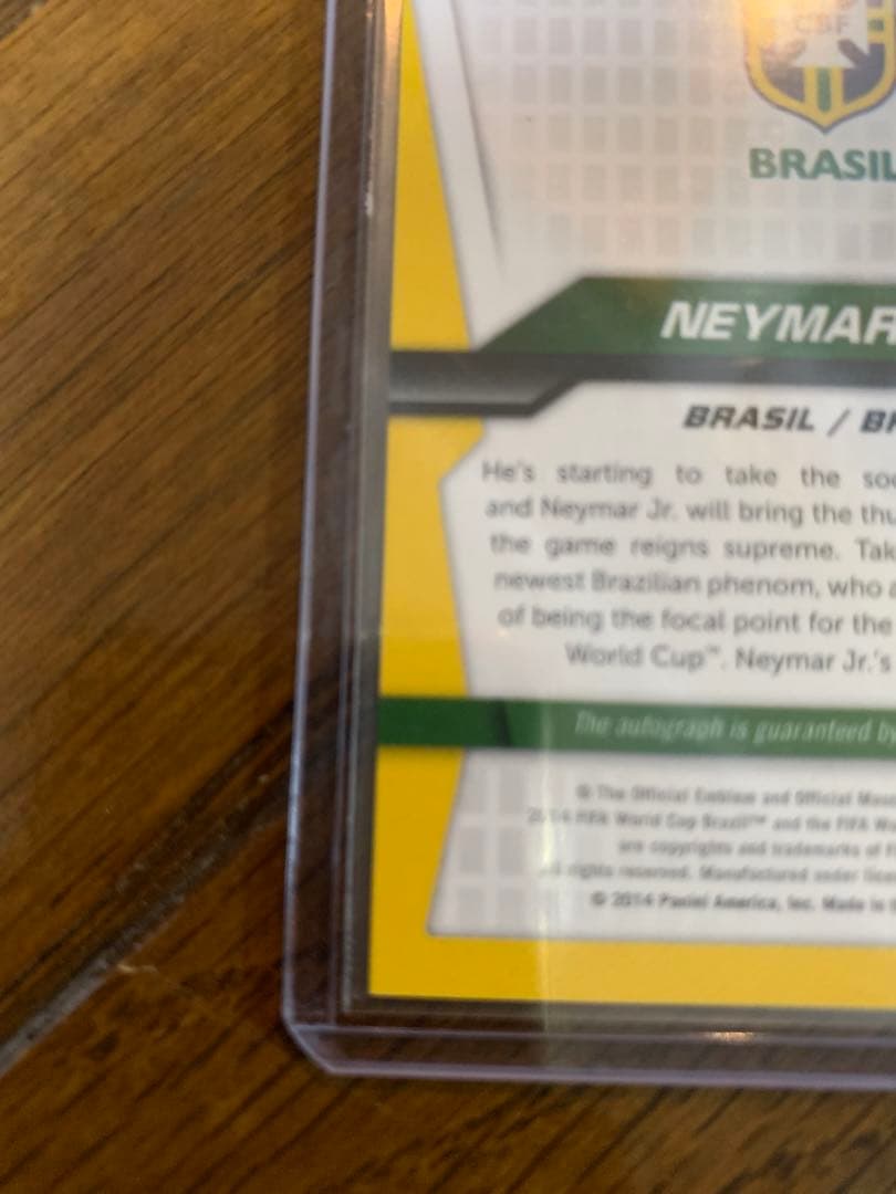 スポーツ選手 panini prizm world cup Neymar Jr auto