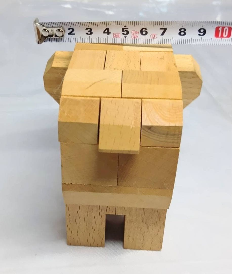 山中組木工房 　ゾウ　立体パズル　組木細工　グッドデザイン賞受賞　象　ぞう