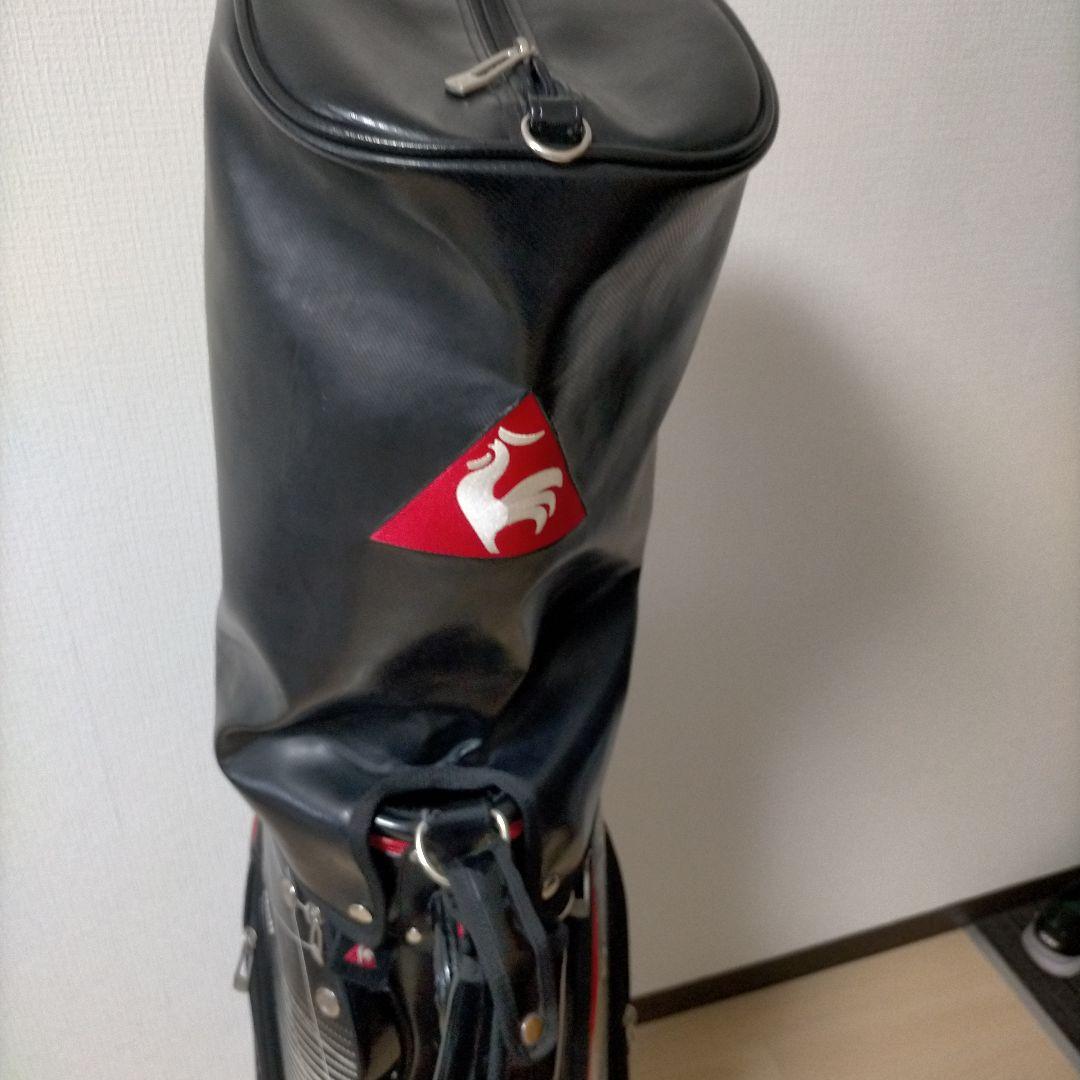 ルコック★le coq sportif★3点式ゴルフバック★黒★☆★