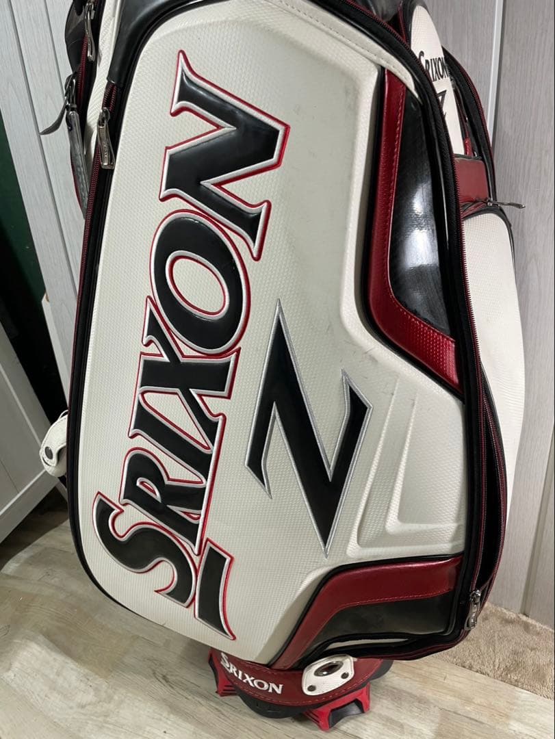 Srixon Z フルキャディバッグ ホワイト・レッド・ブラック