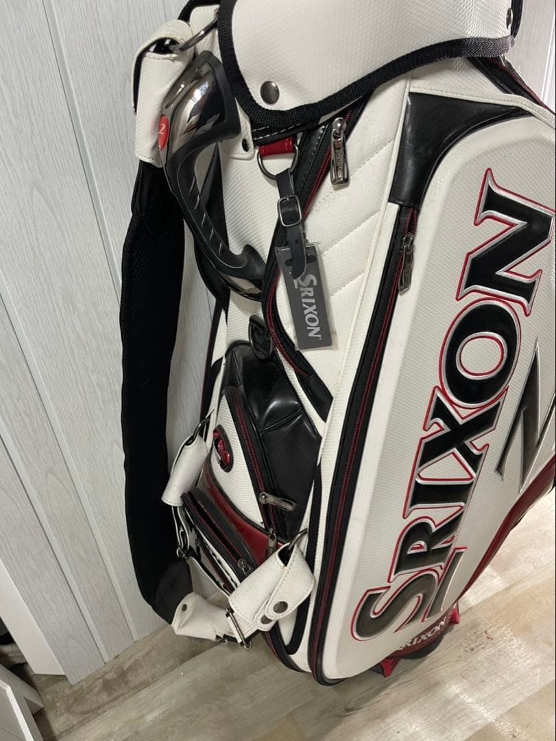 Srixon Z フルキャディバッグ ホワイト・レッド・ブラック