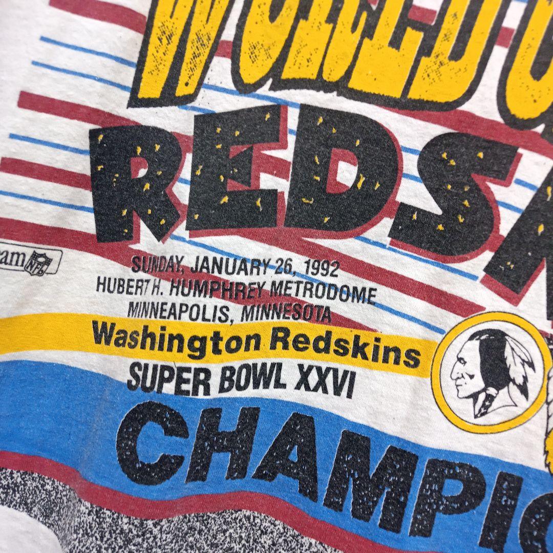 NFL 1992年 スーパーボウル レッドスキンズ Tシャツ USA製