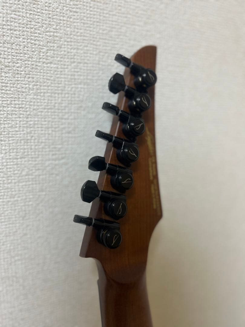 ギター Legator Ninja N7FP - IF Iris Fade