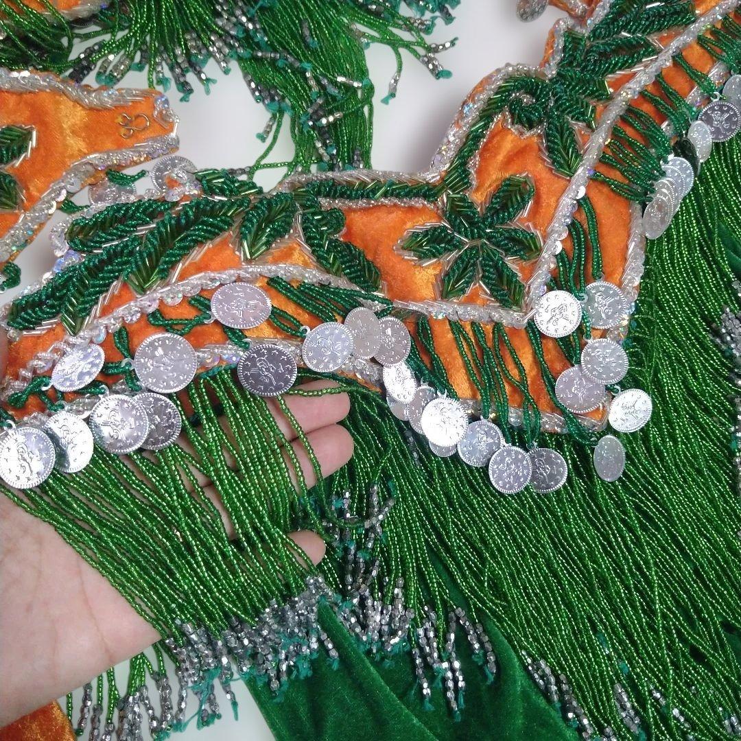 ベリーダンス衣装　中古フルセット　ターキッシュスタイル　★サンバにも！