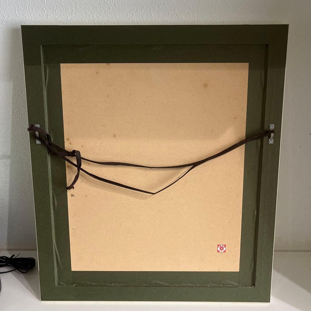 アンパンマン　ジクレー版画　やなせたかし　直筆サイン入り