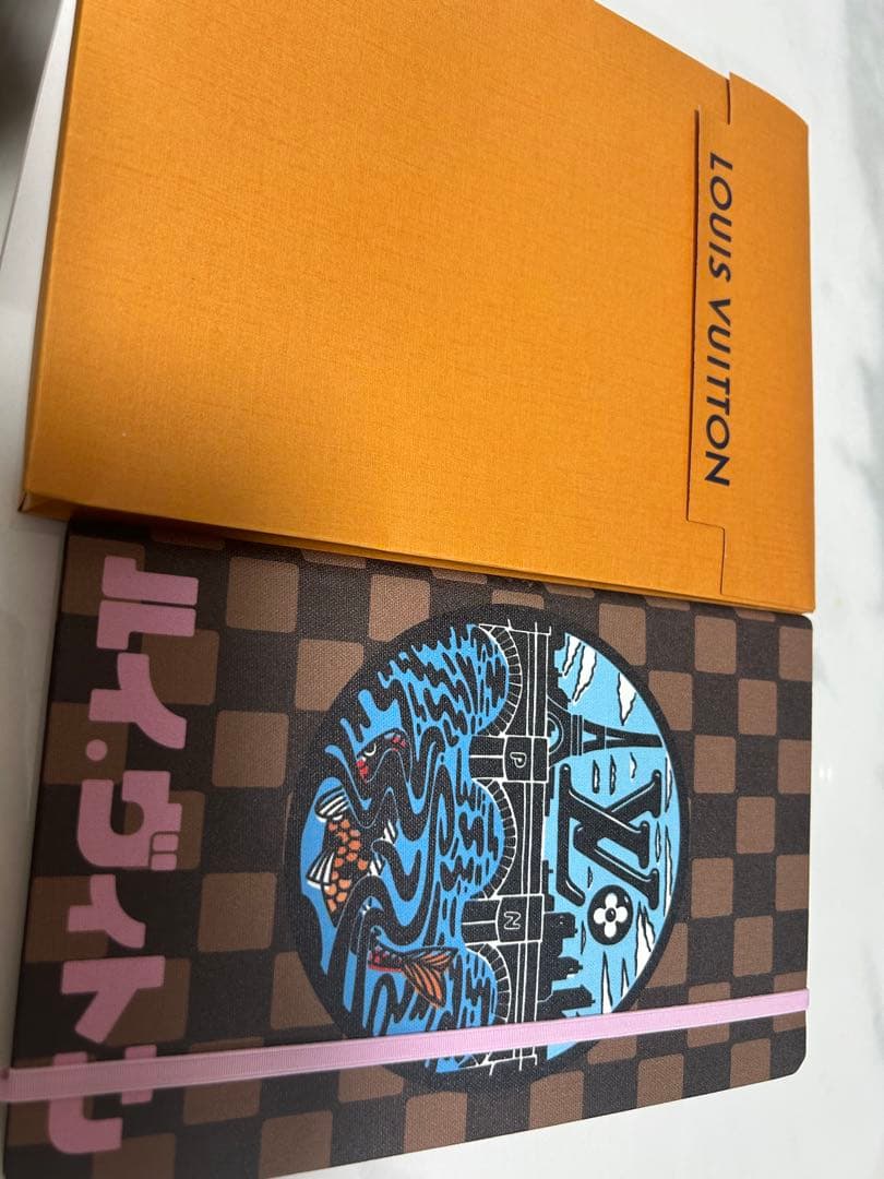 Louis Vuitton チェック柄ノート A5