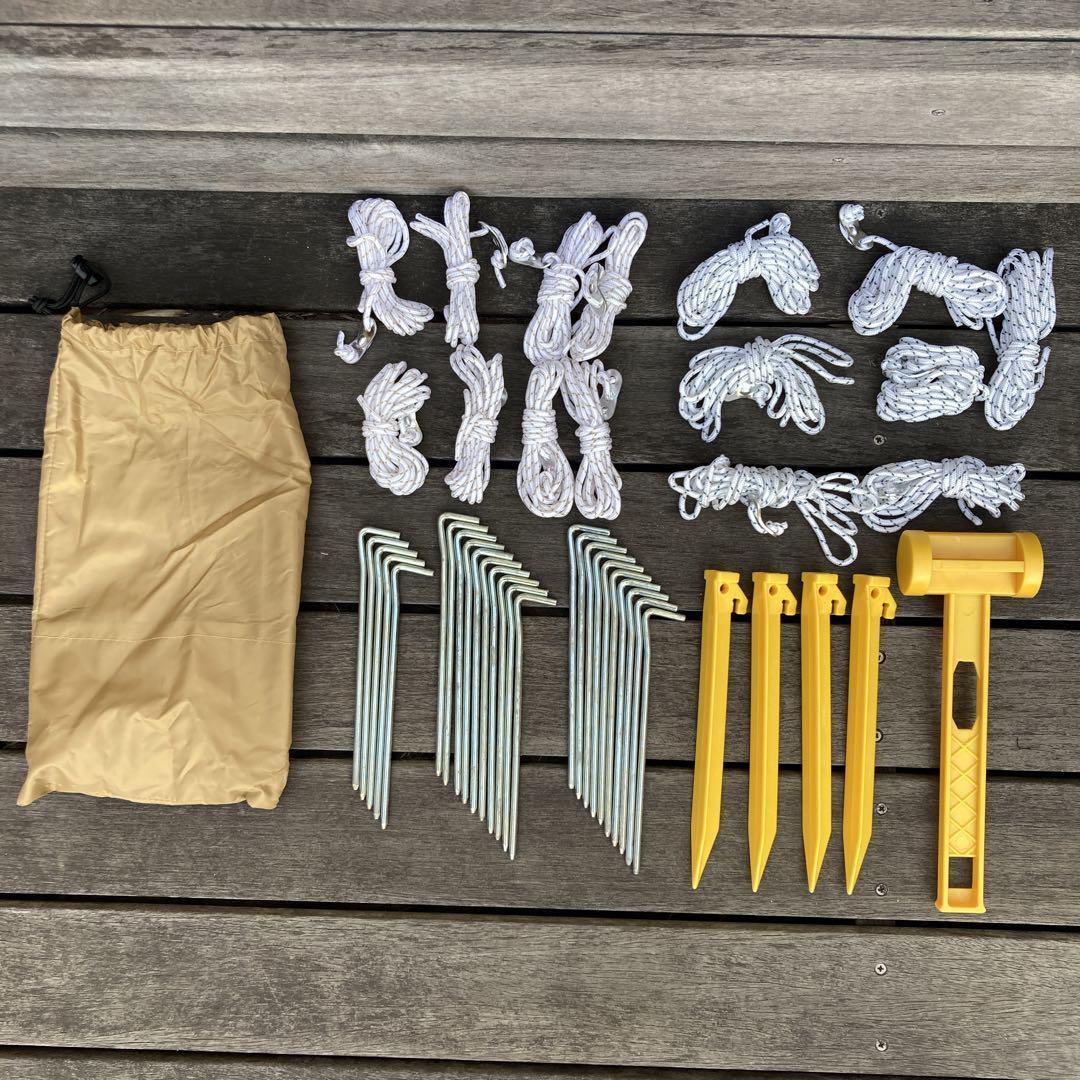 コールマン Coleman トンネルコネクトスクリーンタープ 美品 付属品完備