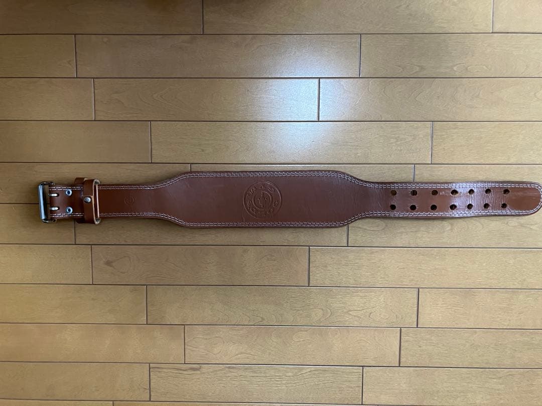 ゴールドジム パワーベルト ブラウン Sサイズ