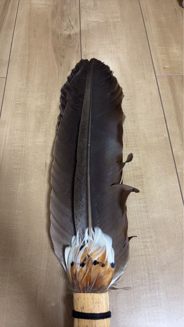 羽根御羽箒座箒（大) 茶道具茶道室58cm