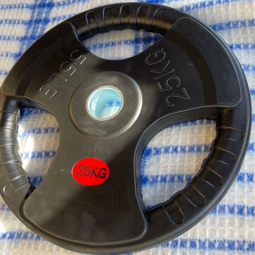 【送料無料】Φ50mm《150kg》ラバーバーベルプレート オリンピックシャフト