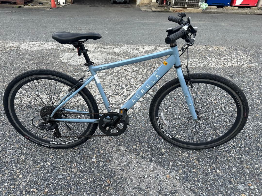AURULA クロスバイク 26インチ ライトブルー
