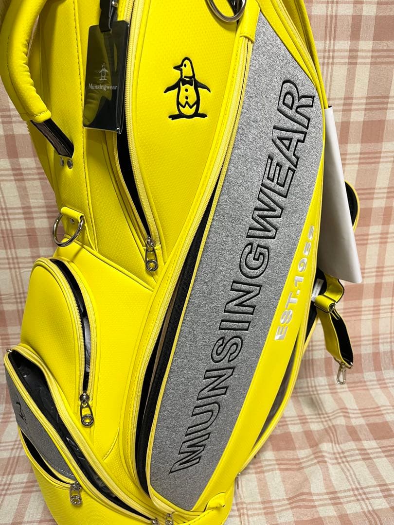 MUNSINGWEAR イエロー キャディバッグ
